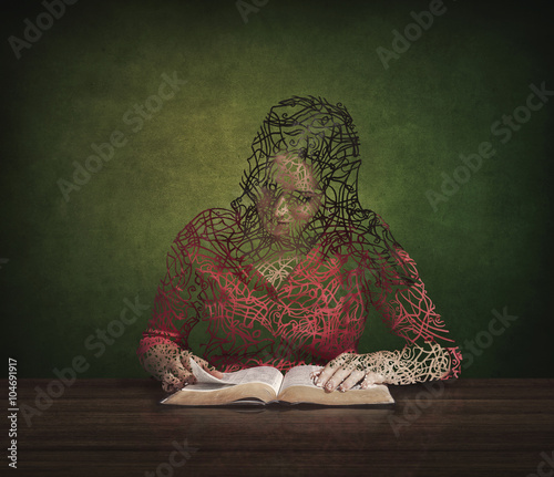 Canvas Print Bible and restoration