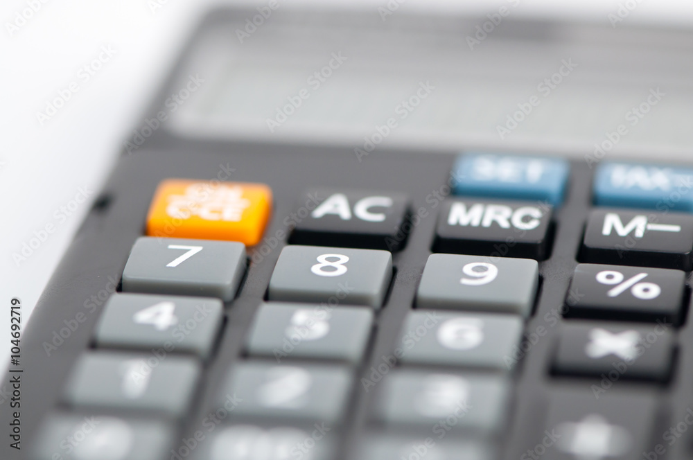 Calculator for accountant closeup Calculator for accountant closeup