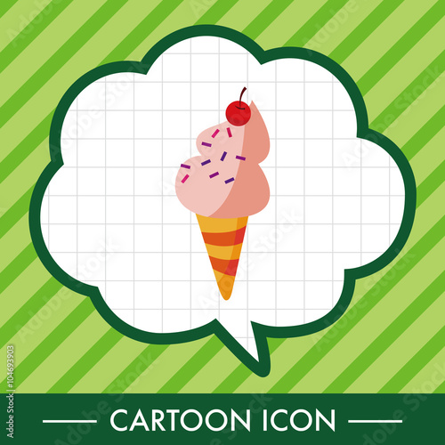 ice cream theme elements