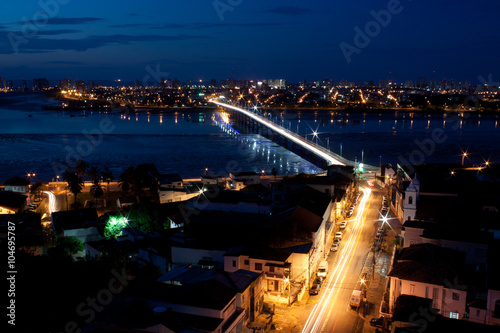 Quadro em tela Ponte da Cidade Velha, Sao Luis - Maranhao