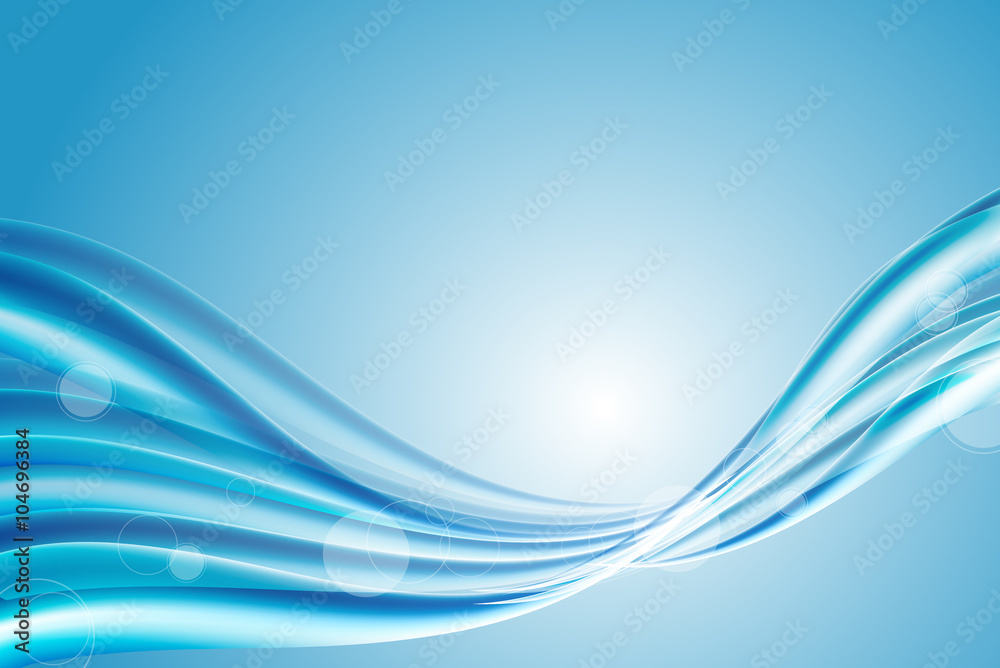 Obraz premium Blue abstract lines background