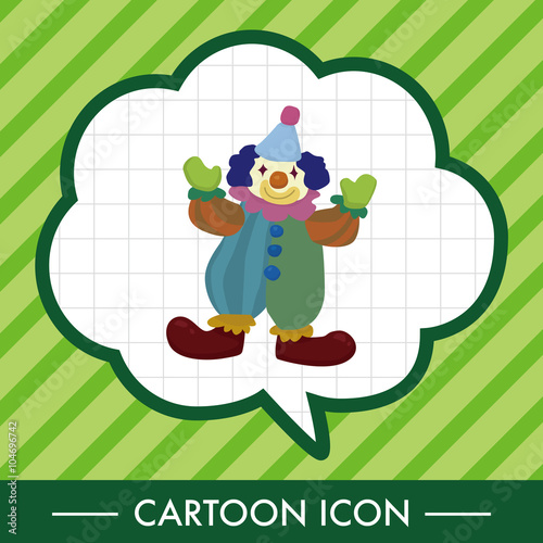 clowns theme elements vector,eps