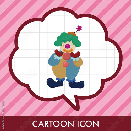 clowns theme elements vector,eps