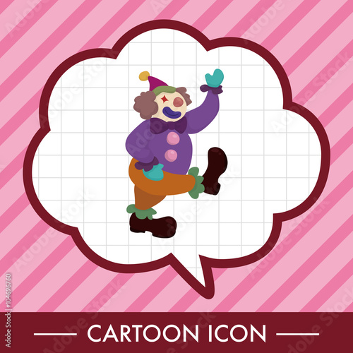 clowns theme elements vector,eps