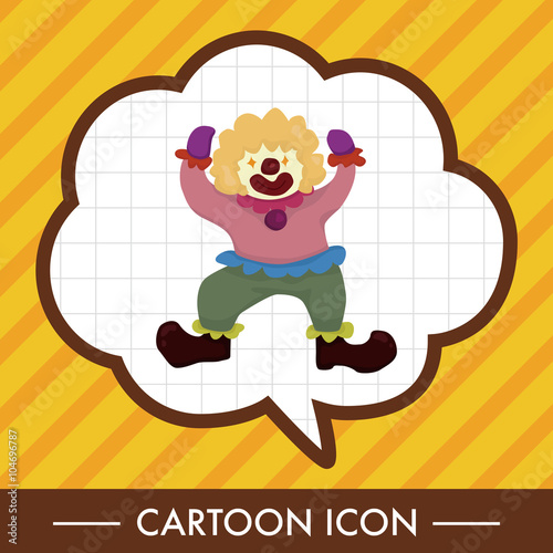clowns theme elements vector,eps
