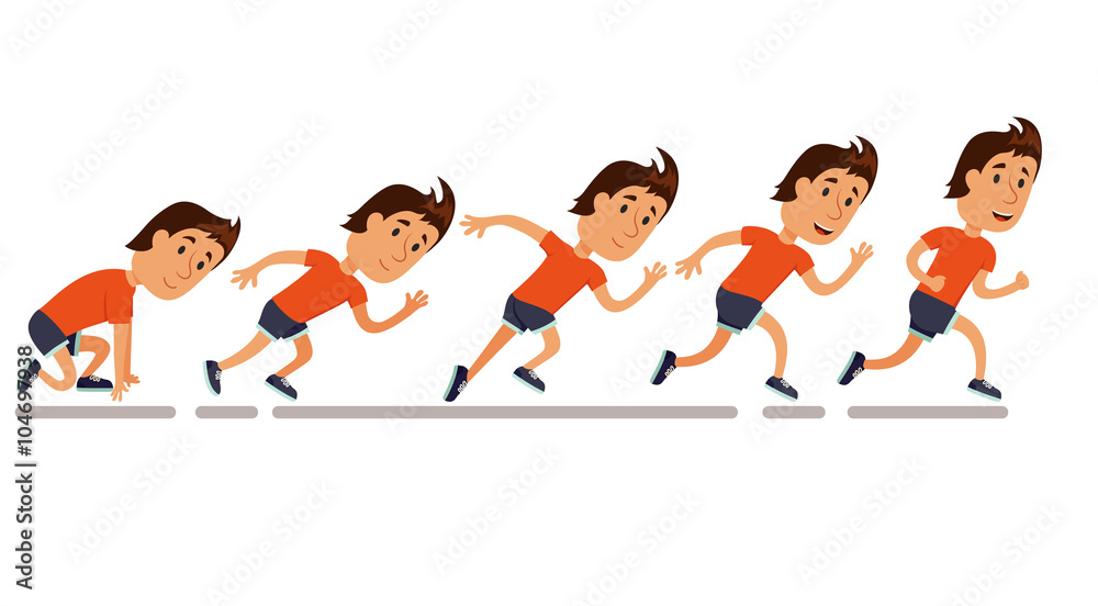 Running step sequence Running step sequence
