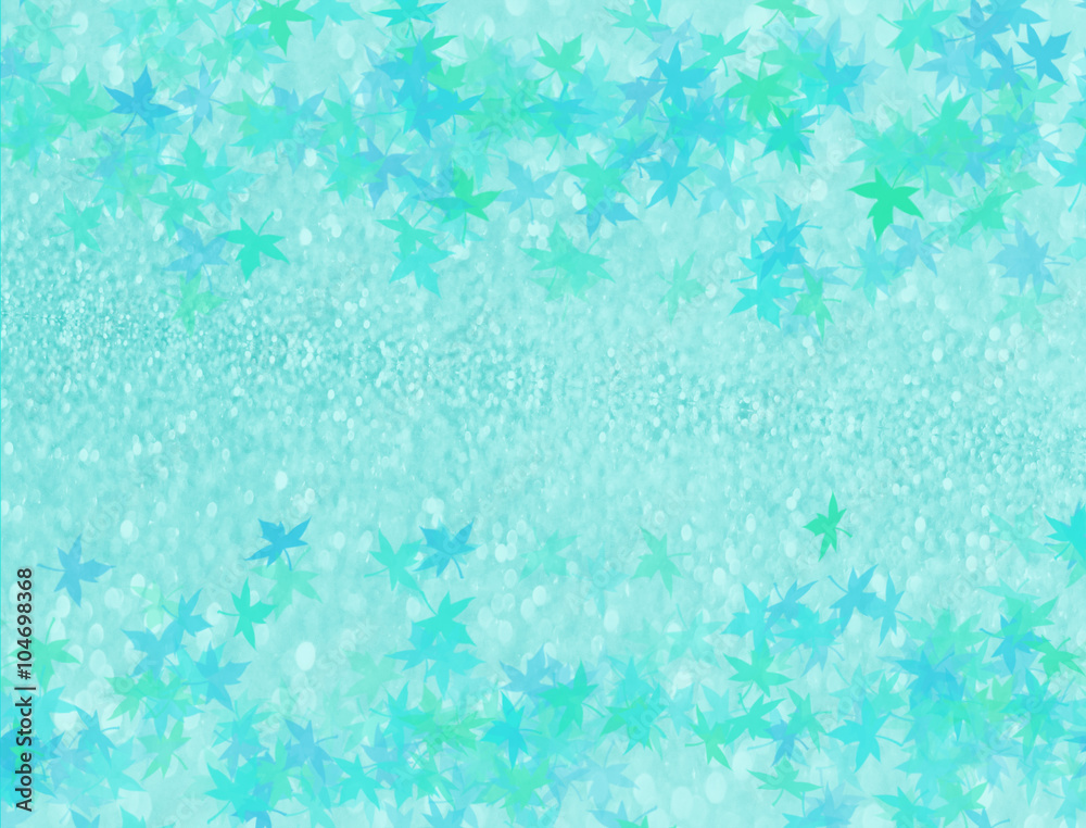 blue bokeh with leaves background blue bokeh with leaves background