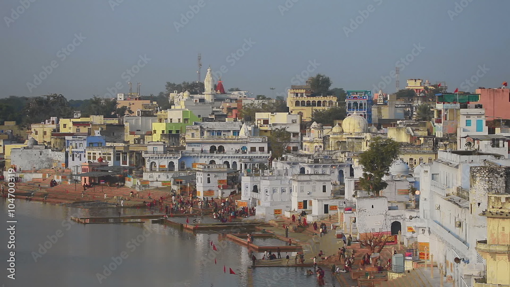 Pushkar lake, ritual washing