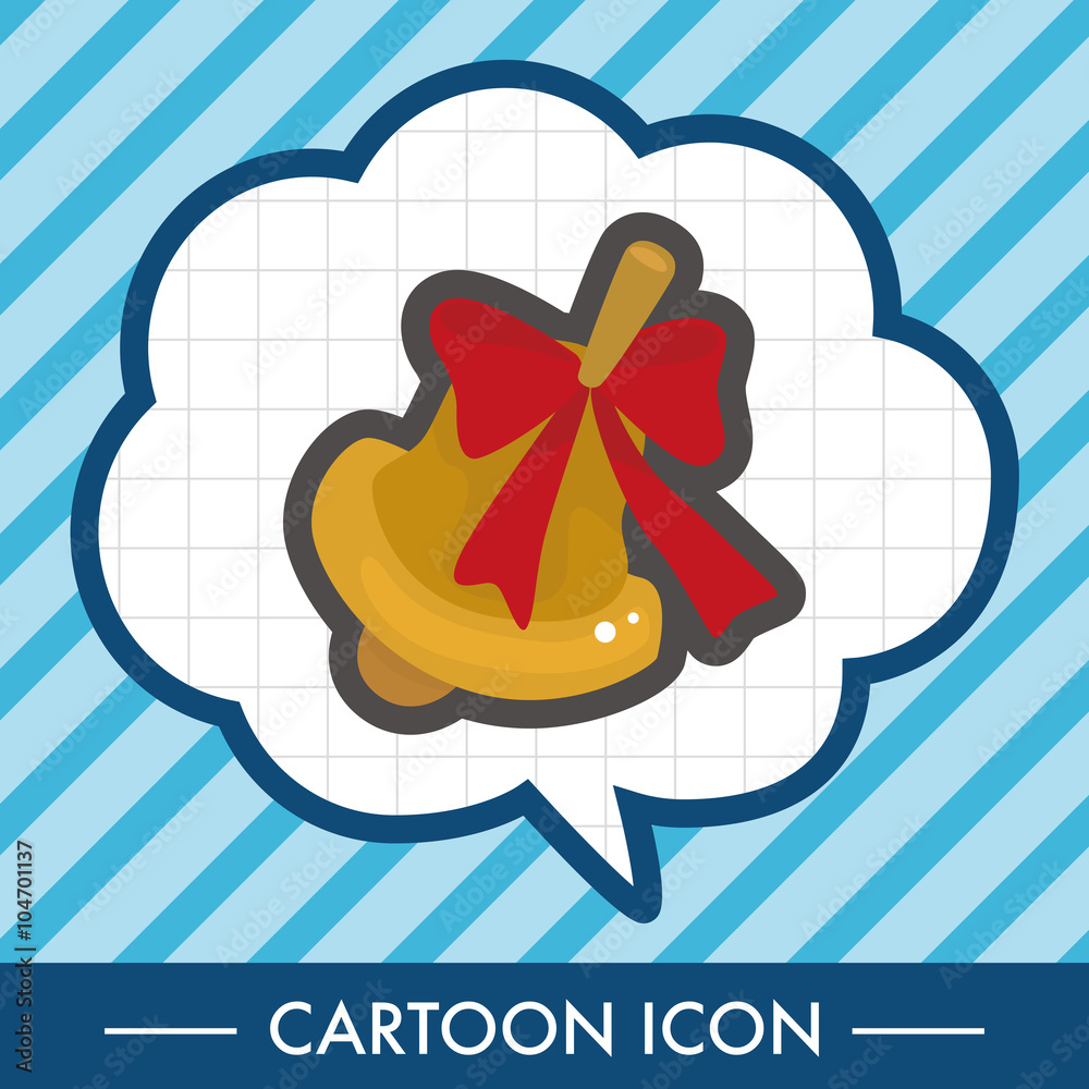 Christmas bell theme elements Christmas bell theme elements