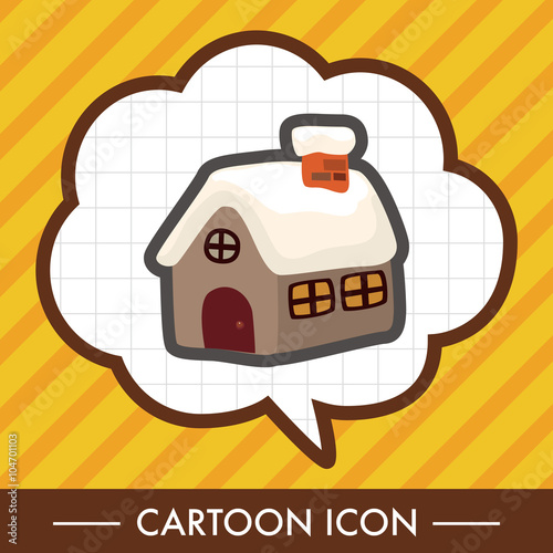 Gingerbread house theme elements