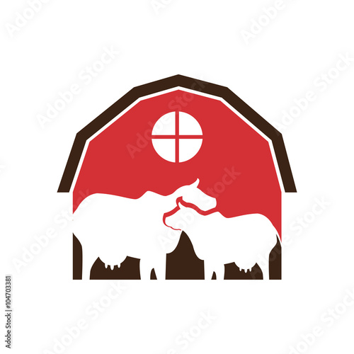 Beef Cattle Farm Livestock Breeding Logo Icon