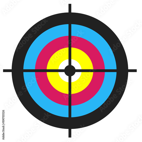 Bullseye Print