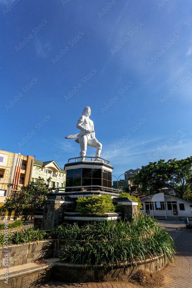 indian warrior statue in Manado