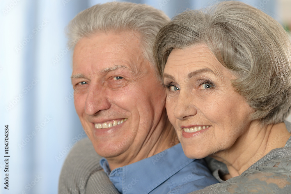 Senior couple at home Senior couple at home
