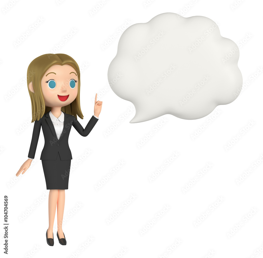 Portrait of small and pretty businesswoman Portrait of small and pretty businesswoman