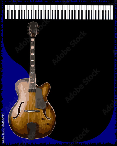 Guitar And Piano Background