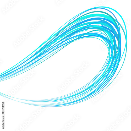 Vector curves abstract background.