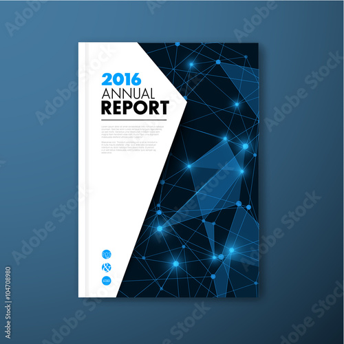 Modern Vector abstract brochure design template