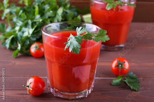 Fresh tomato juice