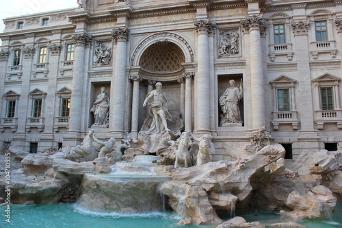 Rom: Der weltberühmte Trevi-Brunnen (Fontana di Trevi)