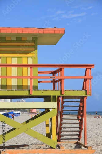 AID STATION IN MIAMI BEACH  