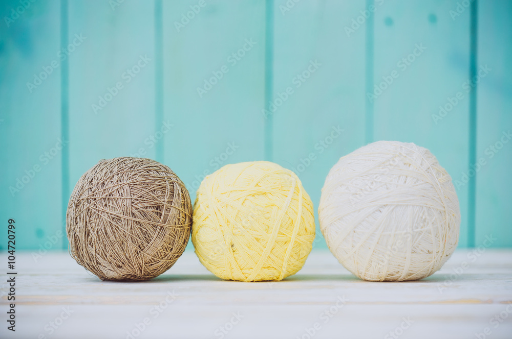 Fototapeta premium Knitting tools