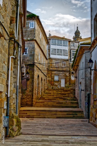 Konstfotografi Calles de Muros, Costa de la muerte Galicia