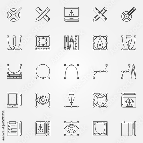 Design icons vector set
