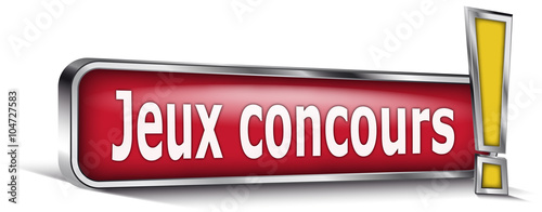 Jeux concours sur panneau rouge