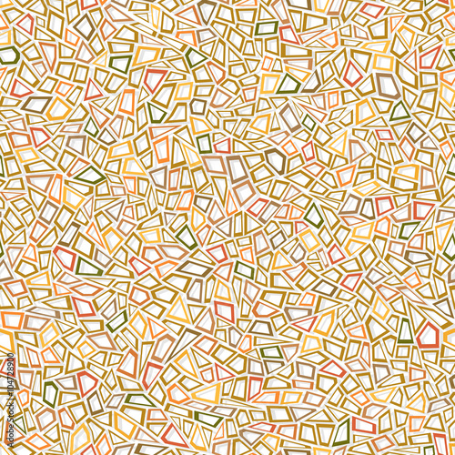 Abstract seamless pattern of various polygons.