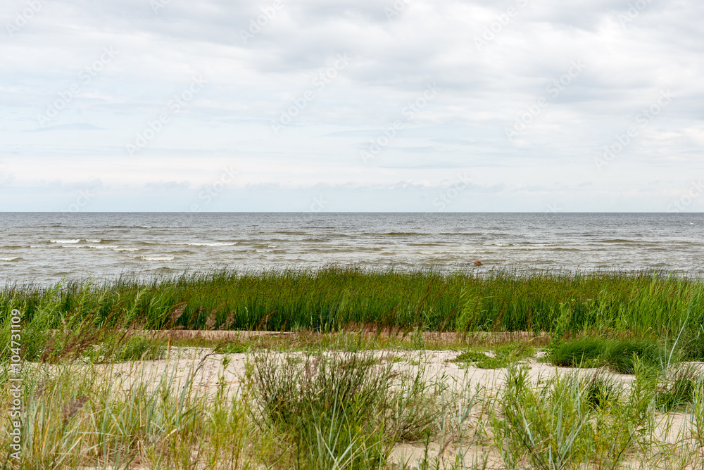 waves on the shore of the Baltic sea
