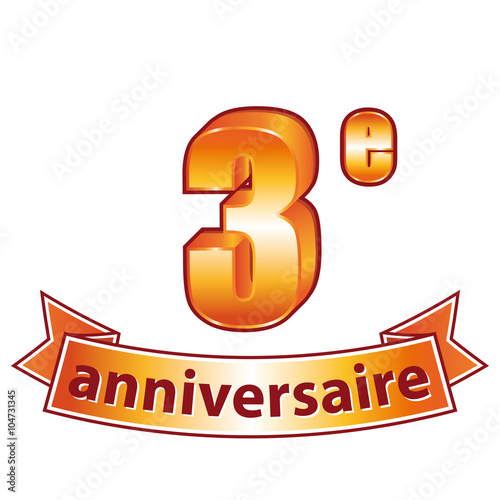 3e anniversaire.