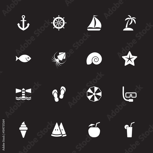 white simple flat icon set 9 for web design, user interface (UI), infographic and mobile application (apps)