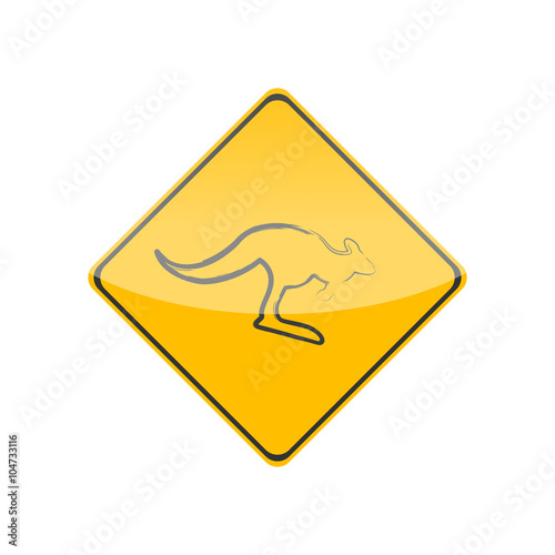 Kangaroo Sign. logo icon