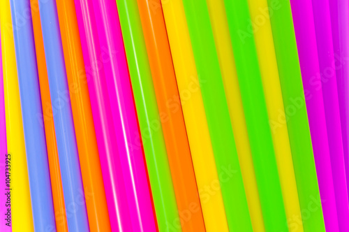 multiple colorful straw use for background