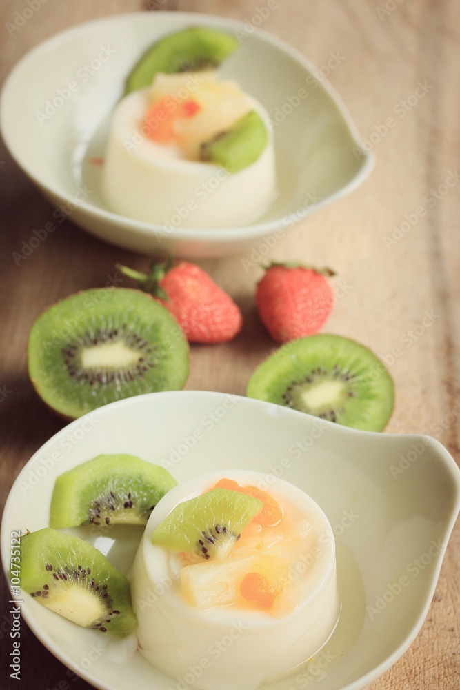tasty kiwi fruit pudding tasty kiwi fruit pudding
