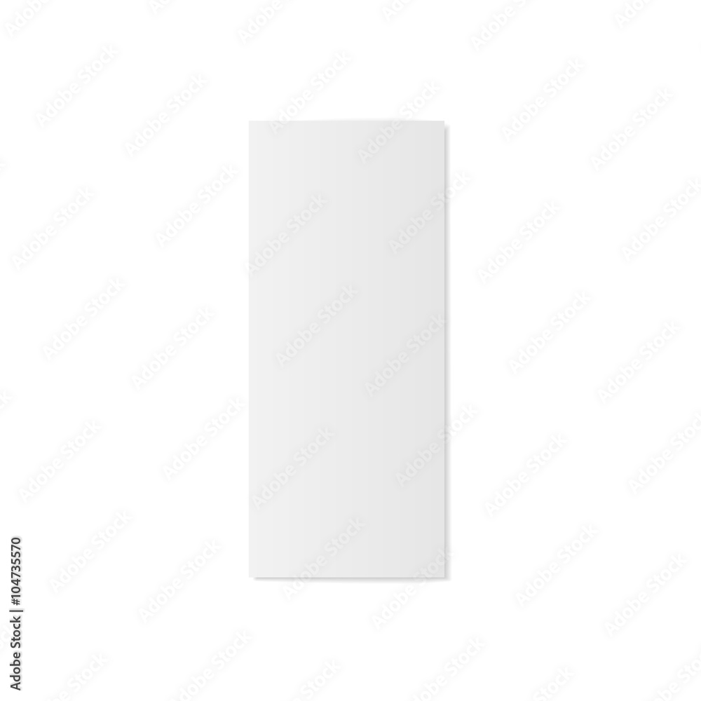 Blank folded realistic Brochure Mockup Blank folded realistic Brochure Mockup