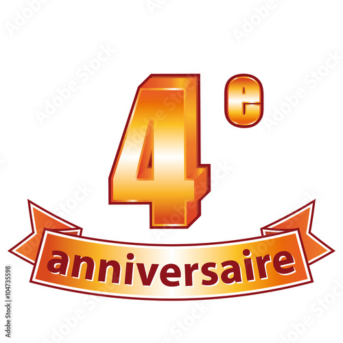 4ème anniversaire.