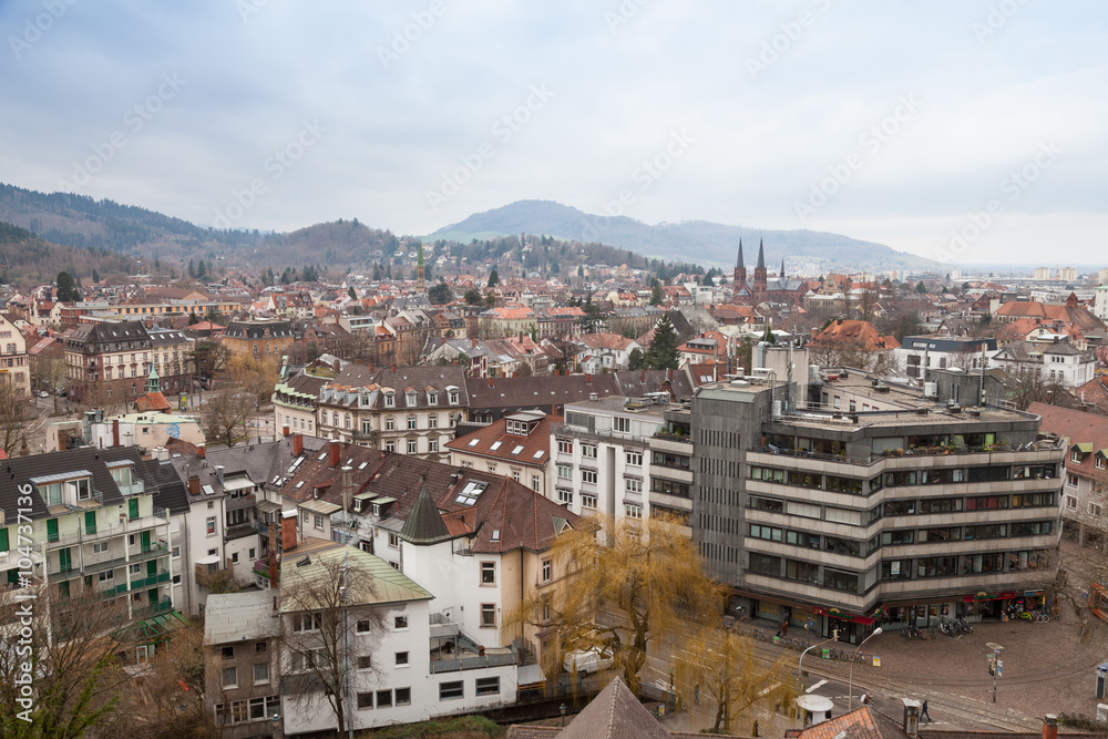 Stadtansicht Freiburg im Breisgau