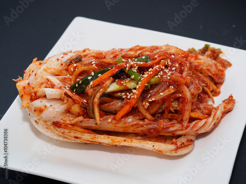 Canvas Print Korean traditional food kimchi