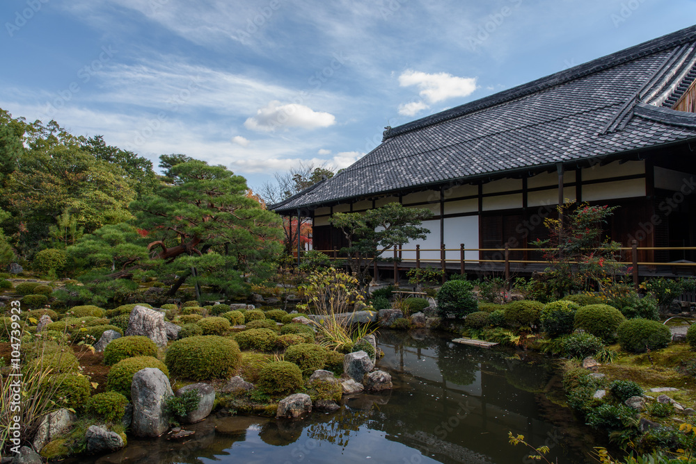 等持院　日本庭園