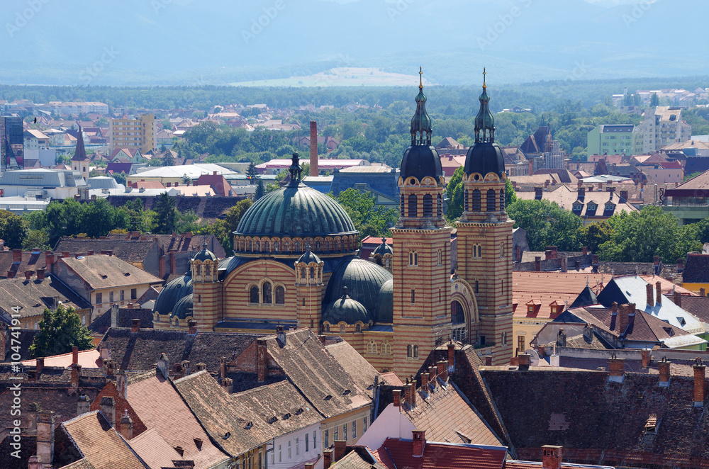 Orthodox church in Sibiu town, Romania