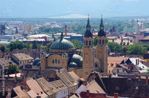 Orthodox church in Sibiu town, Romania © CCat82