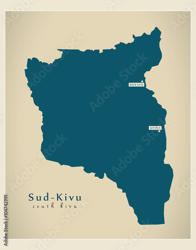 Modern Map - Sud-Kivu CD