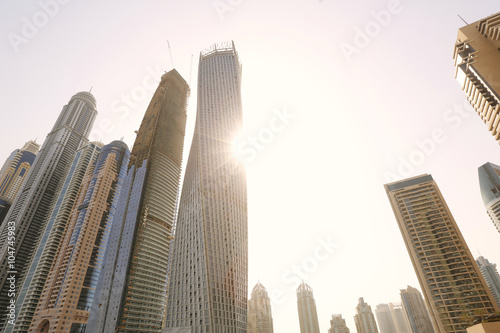 Skycrape buildings in Dubai photo