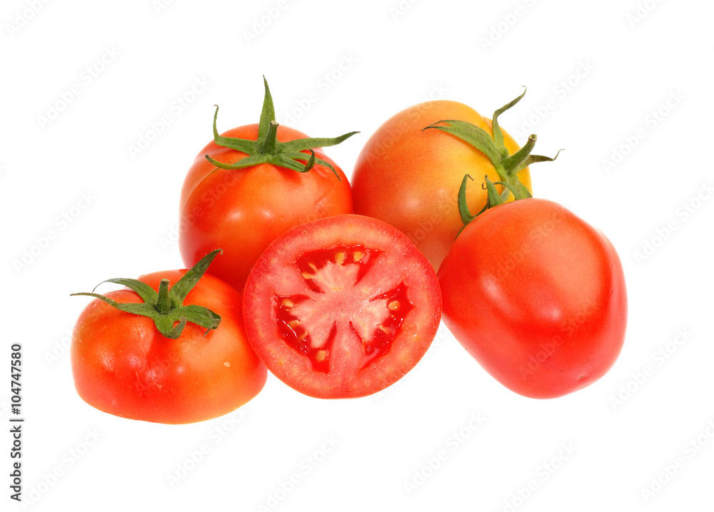 Fresh tomato isolated on white background Fresh tomato isolated on white background