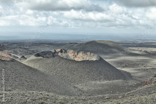 Vulkanlandschaft auf Lanzarote im Nationalpark Timanfaya