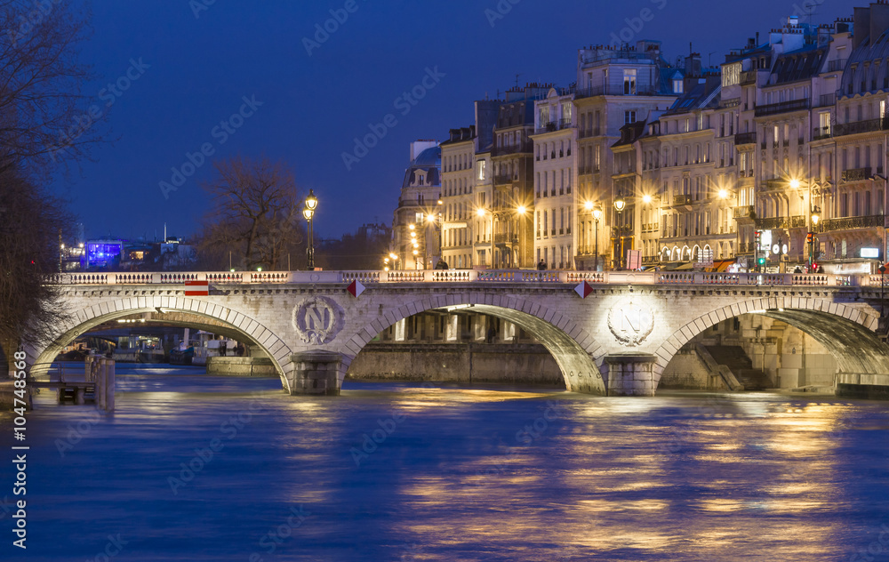 The pont Saint Michel , Paris, France.