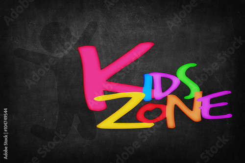 KIDS ZONE word on Blackboard