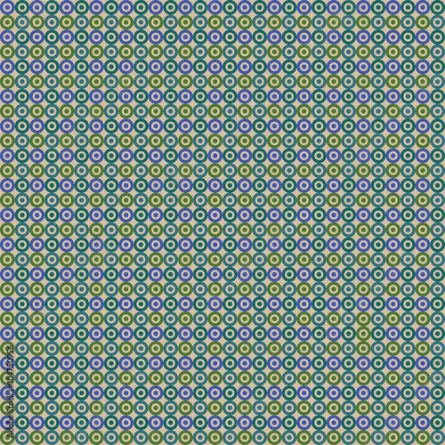 Seamless abstract pattern of circles and dots. vector background